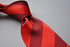 dark and bright red barber striped tie